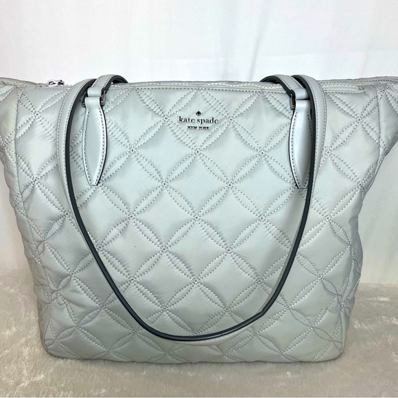 Kate Spade Jae Quilted Moonlight Large Tote NWT Purse Bag - Picture 2 of 4